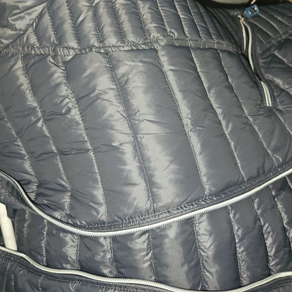 Dark Gray Packable Down Fill Jacket - image 8